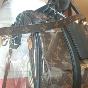 steve madden daylin clear satchel